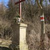Záhořice - železný kříž | objekt s instalovaným dřevěným křížem - březen 2011