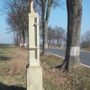 Semtěš - Schimonův kříž | boční strana Schimonova kříže - březen 2016