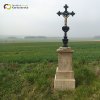 Močidlec - Strouhniklův kříž | přední strana obnoveného Strouhniklova kříže u Močidlece - duben 2014