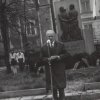 Žlutice - pomník osvobození | pomník během oslav VŘSR před rokem 1968