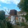 Vladořice - holubník | sestavování nové konstrukce holubníku - říjen 2012