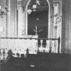Žlutice - židovská synagoga | interiér bývalé židovské synagogy ve Žluticích na historické fotografii z doby před rokem 1934