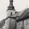 Horní Slavkov - kostel sv. Anny | zchátralý špitální kostel sv. Anny v 60. letech 20. století