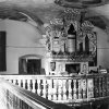 Horní Slavkov - kostel sv. Anny | barokní varhany na kruchtě špitálního kostela v 70. letech 20. století