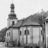 Horní Slavkov - kostel sv. Anny | kostel sv. Anny od jihovýchodu v roce 1983