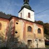 Horní Slavkov - kostel sv. Anny | přístvek zvonové věže se skaristií a oratoří - říjen 2013