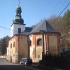 Horní Slavkov - kostel sv. Anny | závěr špitálního kostela od jihovýchodu - březen 2013