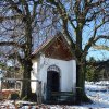 Krásno - kaple Panny Marie Sněžné | zchátralá kaple od severovýchodu - prosinec 2013