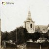 Čistá - kostel sv. Michaela Archanděla | farní kostel sv. Michaela Archenděla ve městě Čistá (Lauterbach Stadt) na historické fotografii z roku 1890
