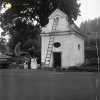 Louka - kaple Panny Marie | celková rekonstrukce zdevastované kaple Panny Marie u Louky v roce 1986