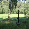 Žlutice - železný kříž | obnovený železný kříž při cestě do Protivce v údolí potoka Velká Trasovka - červenec 2015