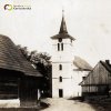 Louka - kostel sv. Václava | farní kostel sv. Václava ve vsi Louka na historické fotografii z roku 1890