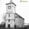 Louka - kostel sv. Václava | kostel sv. Václava v Louce po opravě a přeměně na seník v roce 1963