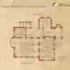 Cheb - Kreuzingerova lidová knihovna | plán přízemí budovy včetně vybavení v detailním plánu od architekta Maxe Loose z Losinfeldu z února 1907
