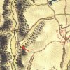 Ratiboř - Ratibořský mlýn | Ratibořský mlýn v údolí Ratibořského potoka na mapě 1. vojenského josefského mapování z let 1764-1768