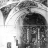 Horní Slavkov - kaple sv. Josefa | oltář v interiéru kaple v roce 1950