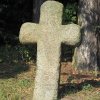 Komorní Dvůr - smírčí kříž | kamenný smírčí kříž - září 2016