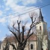 Hroznětín - kostel sv. Petra a Pavla | jižní průčelí kostela - duben 2011