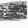 Hroznětín - kostel sv. Petra a Pavla | kostel od severu na litografii z počátku 20. století