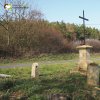 Domašín - Rohmův kříž | obnovený Rohmův kříž při silnici z Domašína do Chlumu a Pšova - duben 2016
