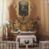 Kopanina - kostel sv. Jiří a sv. Jiljí | rokokový hlavní oltář sv. Jiří - duben 2017