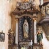 Kopanina - kostel sv. Jiří a sv. Jiljí | postranní rokokový oltář Panny Marie - duben 2017