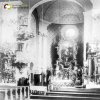 Kopanina - kostel sv. Jiří a sv. Jiljí | interiér farního kostela sv. Jiří a sv. Jiljí v Kopanině na historické fotografii z roku 1910