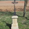 Novosedly - železný kříž | přední strana restaurovaného kříže - duben 2016