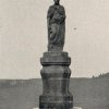 Teplá - socha sv. Judy Tadeáše | socha sv. Judy Tadeáše u Teplé v době kolem roku 1930