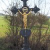 Chlum - Švédský kříž | zdobený litinový vrcholový kříž - duben 2016