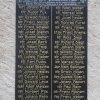 Boč - pomník obětem 1. světové války | původní nápisová deska pomníku - leden 2020