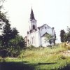Žlutice - kostel Nejsvětější Trojice | hřbitovní kostel Nejsvětější Trojice po polovině 20. století