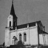 Žlutice - kostel Nejsvětější Trojice | zchátralý kostel Nejsvětější Trojice ve Žluticích po demolici hřbitova v roce 1958