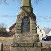 Rankovice - pomník obětem 1. světové války | přední strana restaurovaného pomníku padlým v  Rankovicích- březen 2018