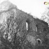 Žďár - kostel Narození Panny Marie | ruiny vyhořelého kostela Narození Panny Marie ve Žďáru od jihovýchodu na snímku z roku 1963