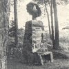 Poutnov - památník obětem 1. světové války | centrální mohyla v době před rokem 1945