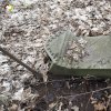 Lučiny - železný kříž | žulový podstavec rozvaleného kříže při zaniklé cestě z Lučin - březen 2017