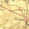 Andělská Hora - Hacklův kříž | starší kříž na původním místě na rozcestí u Žalmanova na mapě 1. vojenského josefského mapování z 60. let 18. století
