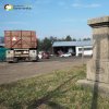 Stružná - železný kříž | žulový podstavec přeneseného kříže v areálu zemědělského dvora ve Stružné - březen 2017