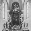 Chyše - kostel Jména Panny Marie | interiér kostela před rokem 1945