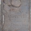 Německý Chloumek - kamenný kříž | starší text původního náhrobku - březen 2017