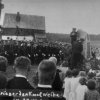 Ryžovna - pomník obětem 1. světové války | slavnostní odhalení pomníku obětem 1. světové války před kostelem sv. Václava v Ryžovně dne 20. července 1930