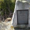 Ryžovna - pomník obětem 1. světové války | kamenná stéla bývalého pomníku z Ryžovny součástí památníku osvobození v Horní Blatné - duben 2010