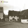 Rozhraní (Halbmeil) | hostinec Antona Günthera čp. 4 v osadě Rozhraní na historické fotografii od Waltera Möbiuse - srpen 1939