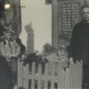 Osvinov - pomník obětem 1. světové války | bývalý vojenský kněz, děkan Hans Ferkner z Nové Vsi během slavnostního odhalení pomníku obětem 1. světové války v Osvinově dne 20. září 1936