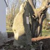 Oldříš - pomník obětem 1. světové války | přírodní kamenná stéla pomníku - duben 2011