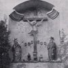Jáchymov - kaplička | kaplička se sousoším Kalvárie v roce 1913