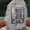 Merklín - pomník obětem 1. světové války | obnovený pomník padlým v Merklíně - srpen 2019