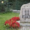 Merklín - pomník obětem 1. světové války | přední strana obnoveného pomníku obětem 1. světové války v Merklíně - srpen 2019