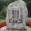 Merklín - pomník obětem 1. světové války | přední strana obnoveného pomníku - srpen 2019